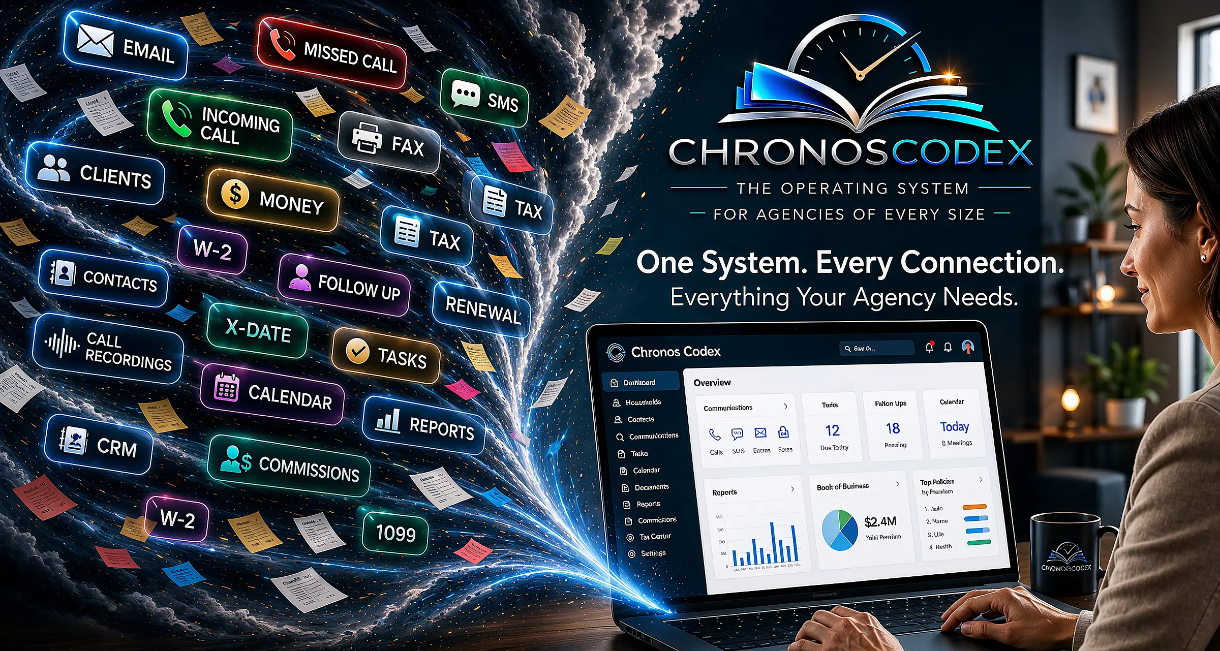 ChronosCodex agency operating system product preview
